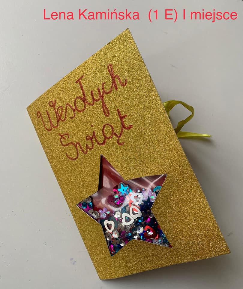 WYNIKI KONKURSU PLASTYCZNEGO NA NAJPIĘKNIEJSZĄ KARTKĘ ŚWIĄTECZNĄ