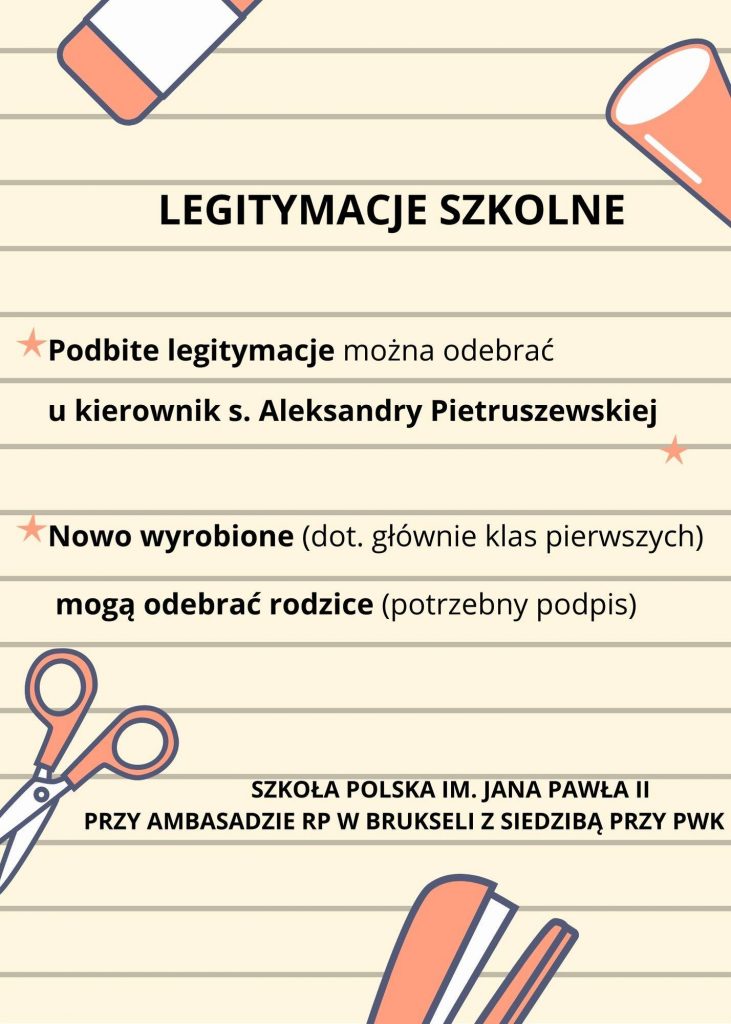 LEGITYMACJE SZKOLNE