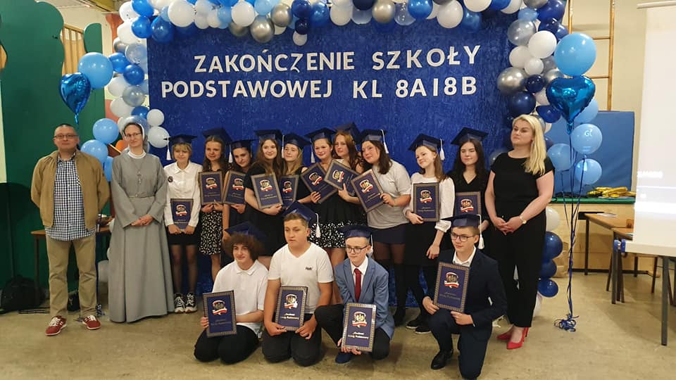 ZAKOŃCZENIE SZKOŁY PODSTAWOWEJ KL. 8A I 8B