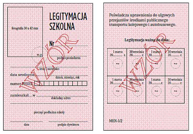 OGŁOSZENIE W SPRAWIE LEGITYMACJI