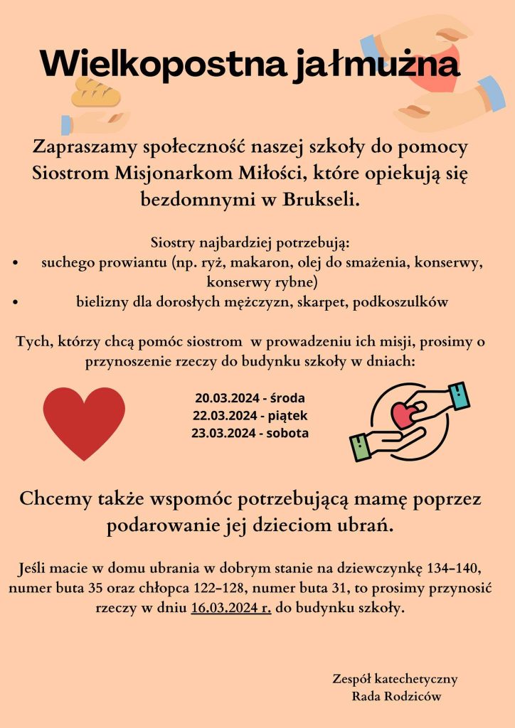 WIELKOPOSTNA JAŁMUŻNA