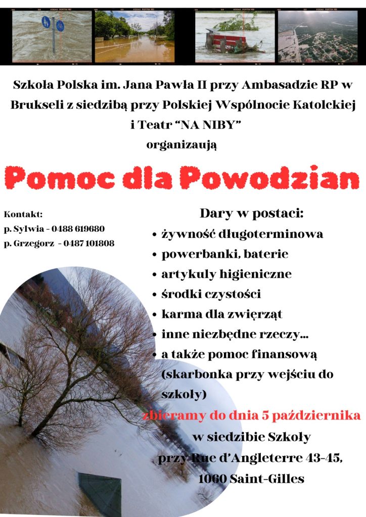 POMOC DLA POWODZIAN