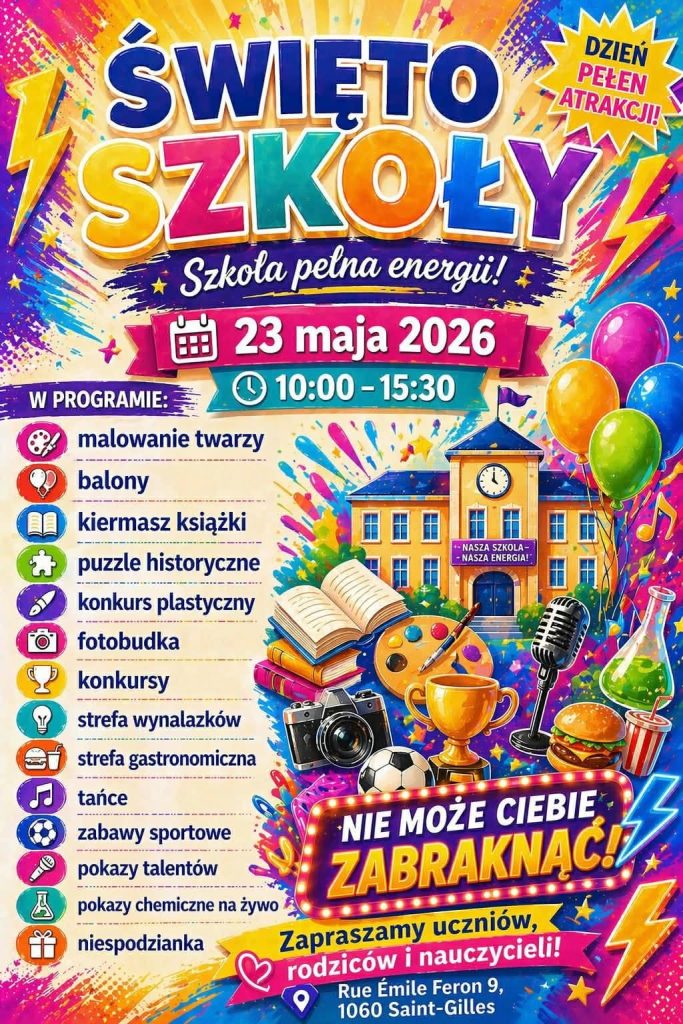 ŚWIĘTO SZKOŁY 23 MAJA 2026